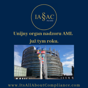 Unijny organ nadzoru AML już w w tym roku, a pełna gotowość operacyjna za pięć lat