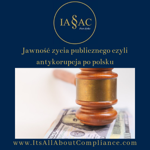 Jawność życia publicznego czyli antykorupcja po polsku