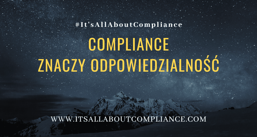Compliance znaczy Odpowiedzialność