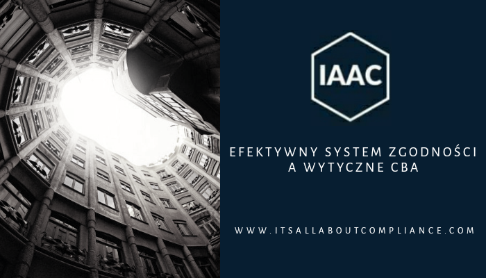 Efektywny system zgodności a wytyczne CBA