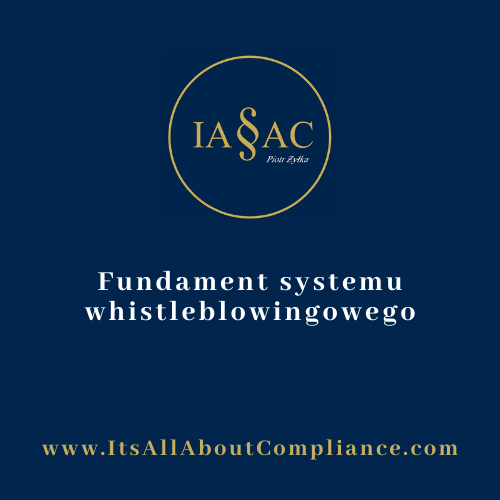 Fundament systemu whistleblowingowego