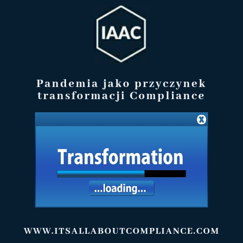 Pandemia jako przyczynek transformacji compliance