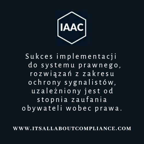 Sygnalista a równość i zaufanie wobec prawa