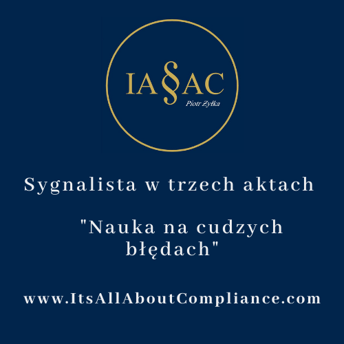 Sygnalista w trzech aktach: Nauka na cudzych błędach